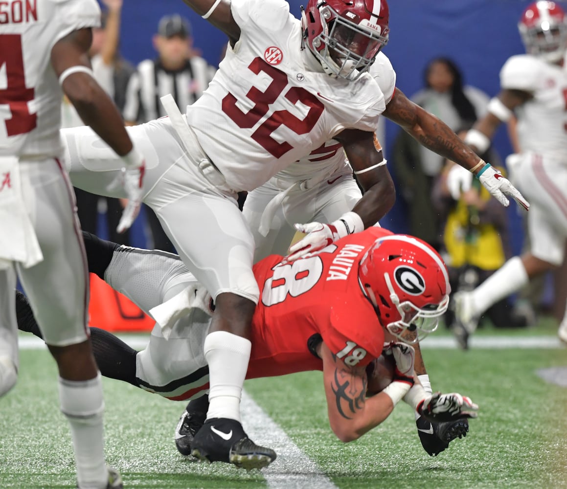 Photos: Bulldogs try to beat Alabama in SEC Championship game