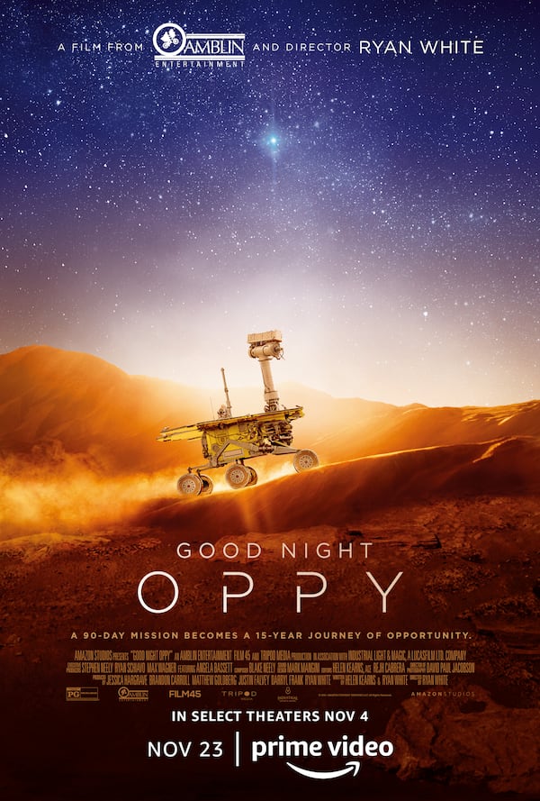 "Good Night Oppy" won the Critics Choice Award for Best Documentary last week and is being mentioned as a potential Oscar nominee.