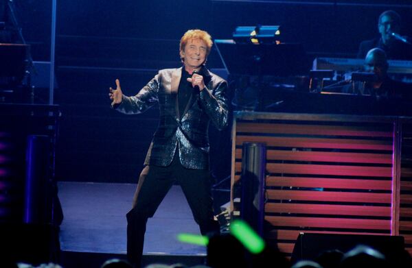 Barry Manilow performed in Duluth in 2015 on his farewell tour. Photo: Melissa Ruggieri/AJC