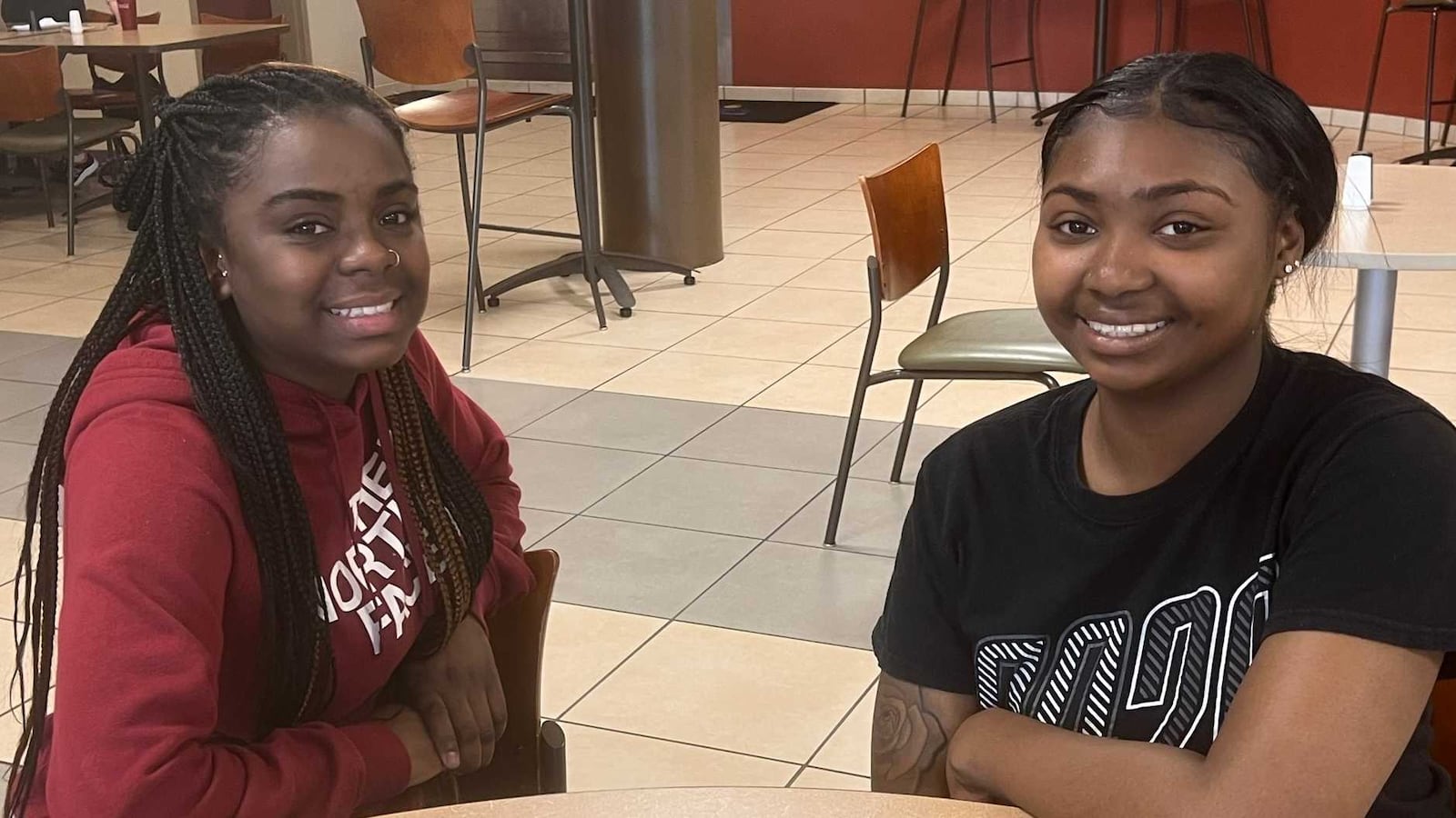 Albany State University students (left) Devin Wilson, 22, and (right) Jayla Usher, 19, both sophomores, do not believe tuition should be increased at the state's public universities in part because many students are struggling financially through the COVID-19 pandemic. (Eric Stirgus/eric.stirgus@ajc.com)