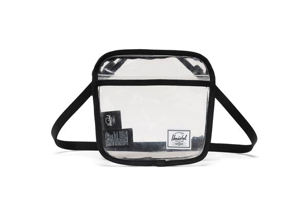 This product image released by Herschel Supply Company shows the Herschel Classic Crossbody Clear bag. (Herschel Supply Company via AP)