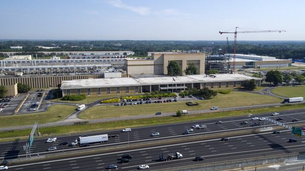 The OFS site near I-85 and Jimmy Carter Boulevard. (Credit: Gwinnett County)