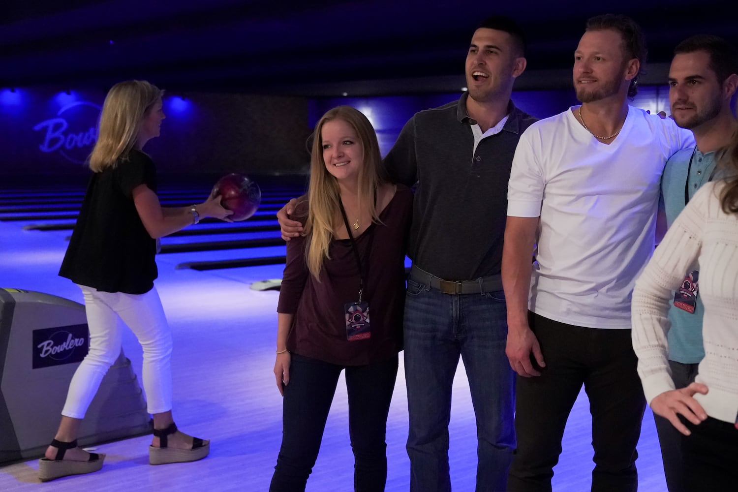 Photos: Josh Donaldson, Braves teammates bowl for charity