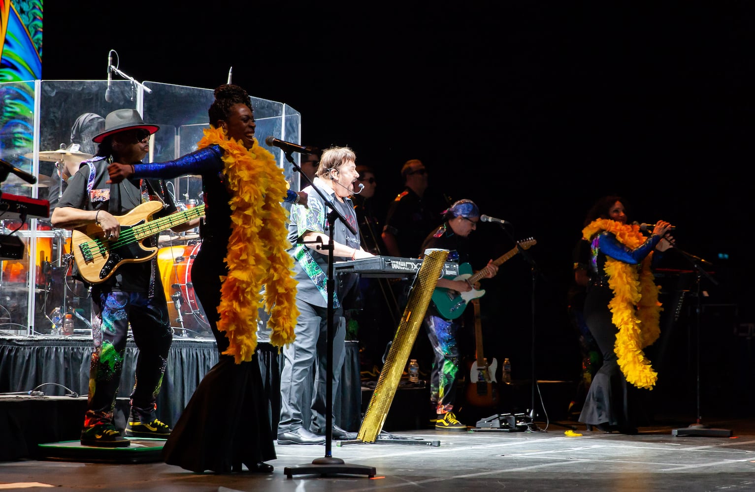 KC and the Sunshine Band perform as the special guests on the B-52s farewell tour at the Fox Theatre on Friday, January 6, 2022. (Photo: Ryan Fleisher for The Atlanta Journal-Constitution)  