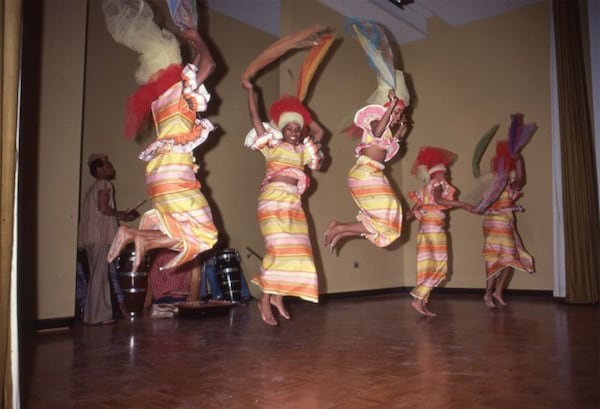 The National Dance Company of Senegal performed at the Neighborhood Arts Center. (Courtesy of Jim Alexander)