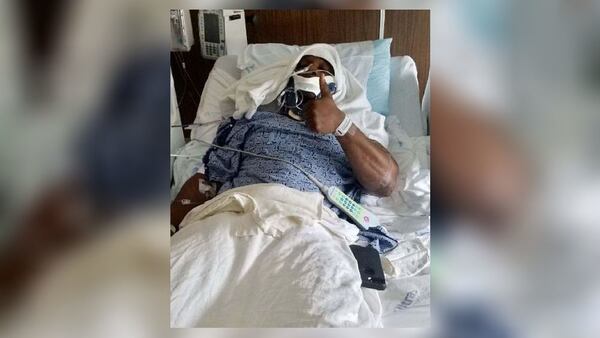 Officer Levar Sims is recovering at Grady Memorial Hospital.