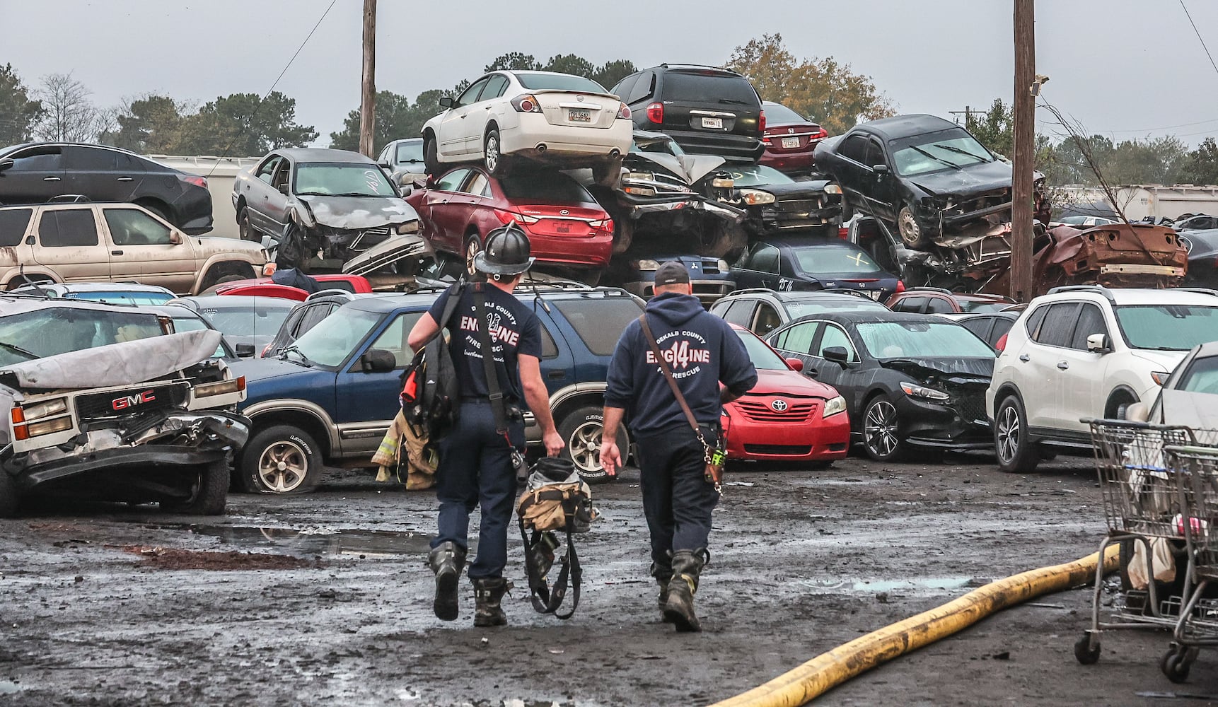 DeKalb County tow yard fire - 11-8-24