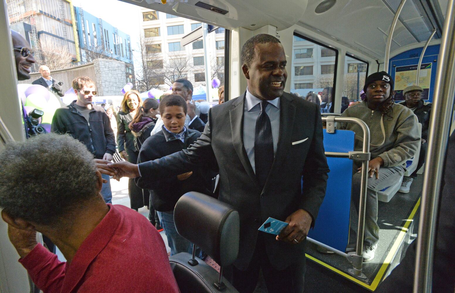 Atlanta streetcar takes its first ride