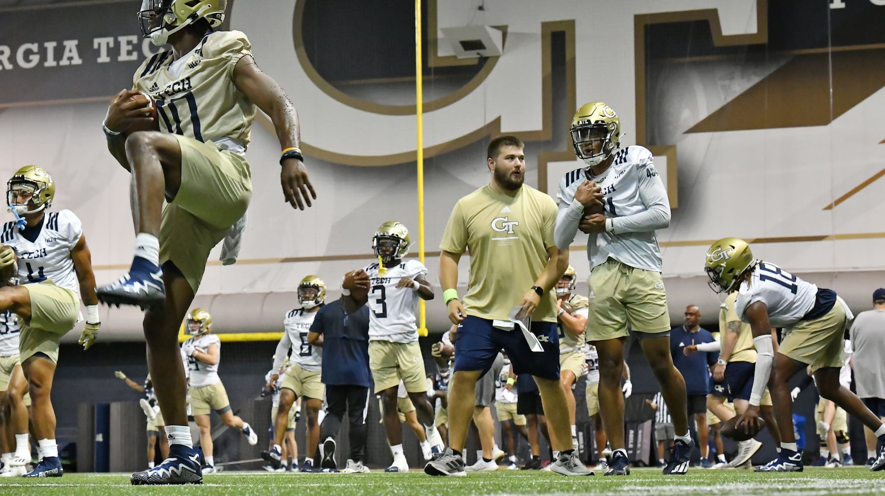 Georgia Tech football practice photo