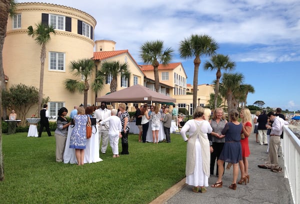 The King & Prince hosted a champagne reception and brunch at the conclusion of the 2013 Saint Simons Food & Spirits Festival. Photo: Jennifer Brett, jbrett@ajc.com