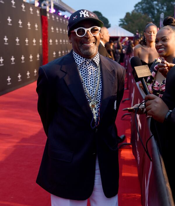 October 5, 2019 Atlanta -  Director Spike Lee was on hand for the opening of Tyler Perry Studios Saturday, October 5, 2019 in Atlanta. Perry acquired the property of Fort McPherson to build a movie studio on 330 acres of land. (Ryon Horne / Ryon.Horne@ajc.com)