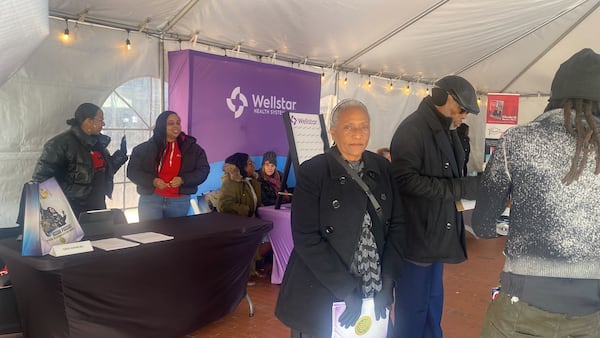 Attendees visit Beloved Community Empowerment Fair at Martin Luther King National Park on MLK Day 2025.