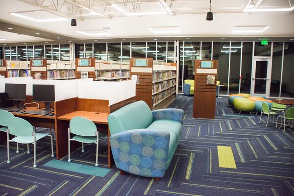 The new Sewell Mill Library and Cultural Center replaced the East Marietta Library. (Courtesy of Cobb County)