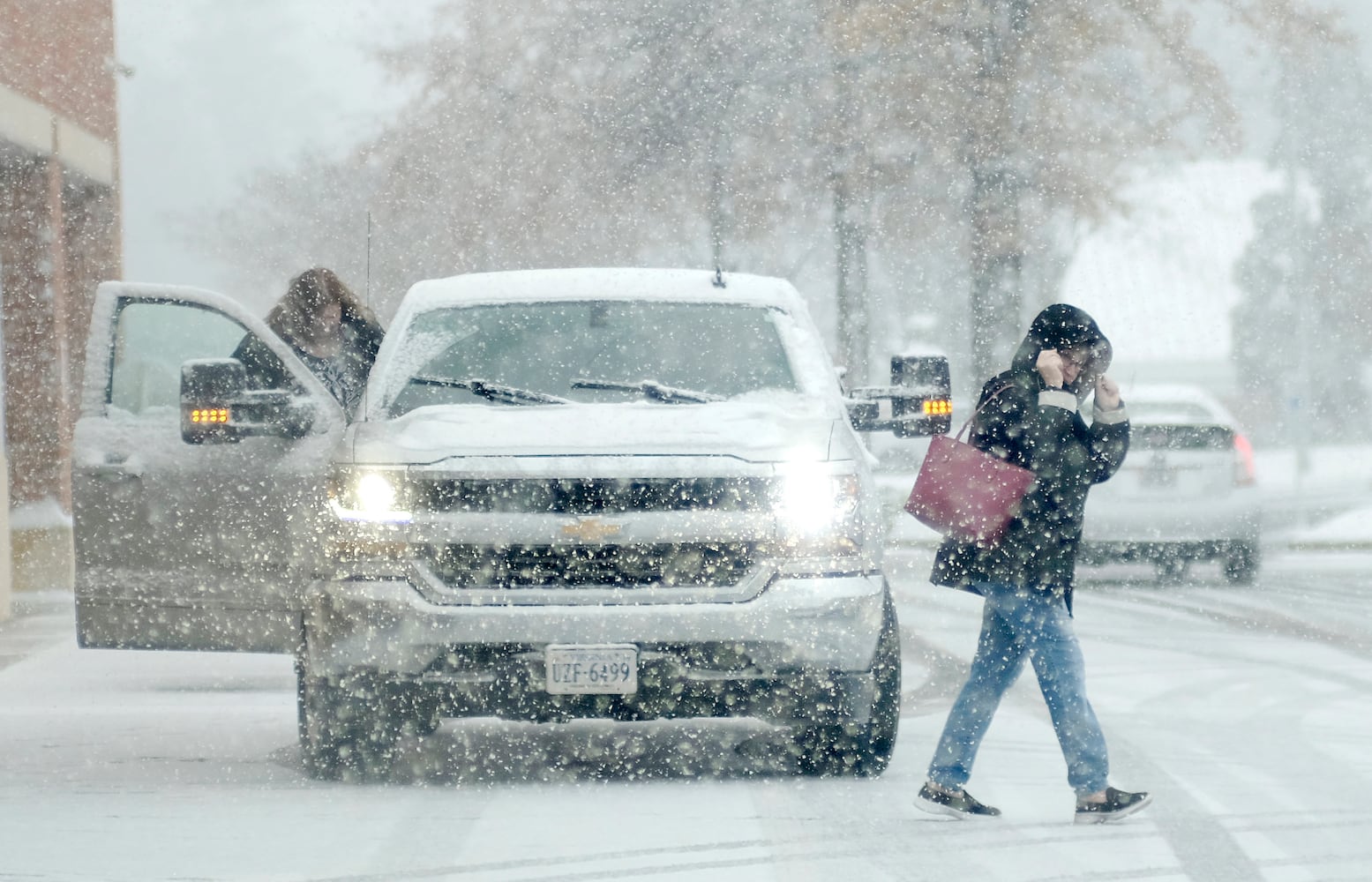 Photos: Winter storm blankets South in snow, ice