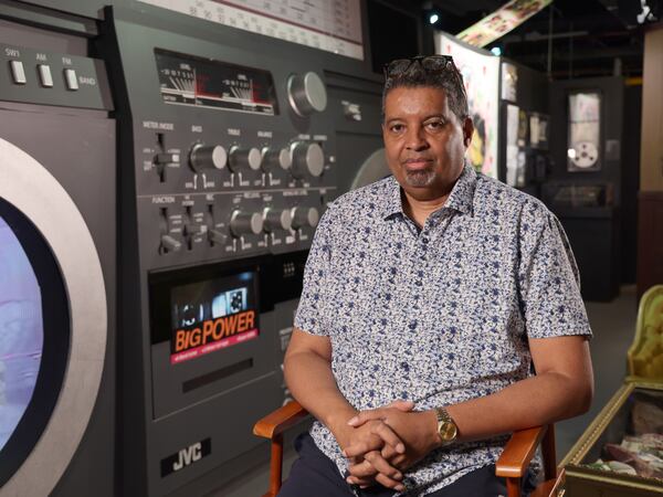 Rocky Bucano is the Executive Director at Universal Hip Hop Museum in the Bronx, New York. Bucano poses in his Hip Hop Museum on May 16, 2023, in Bronx, New York. (Tyson A. Horne / Tyson.horne@ajc.com)