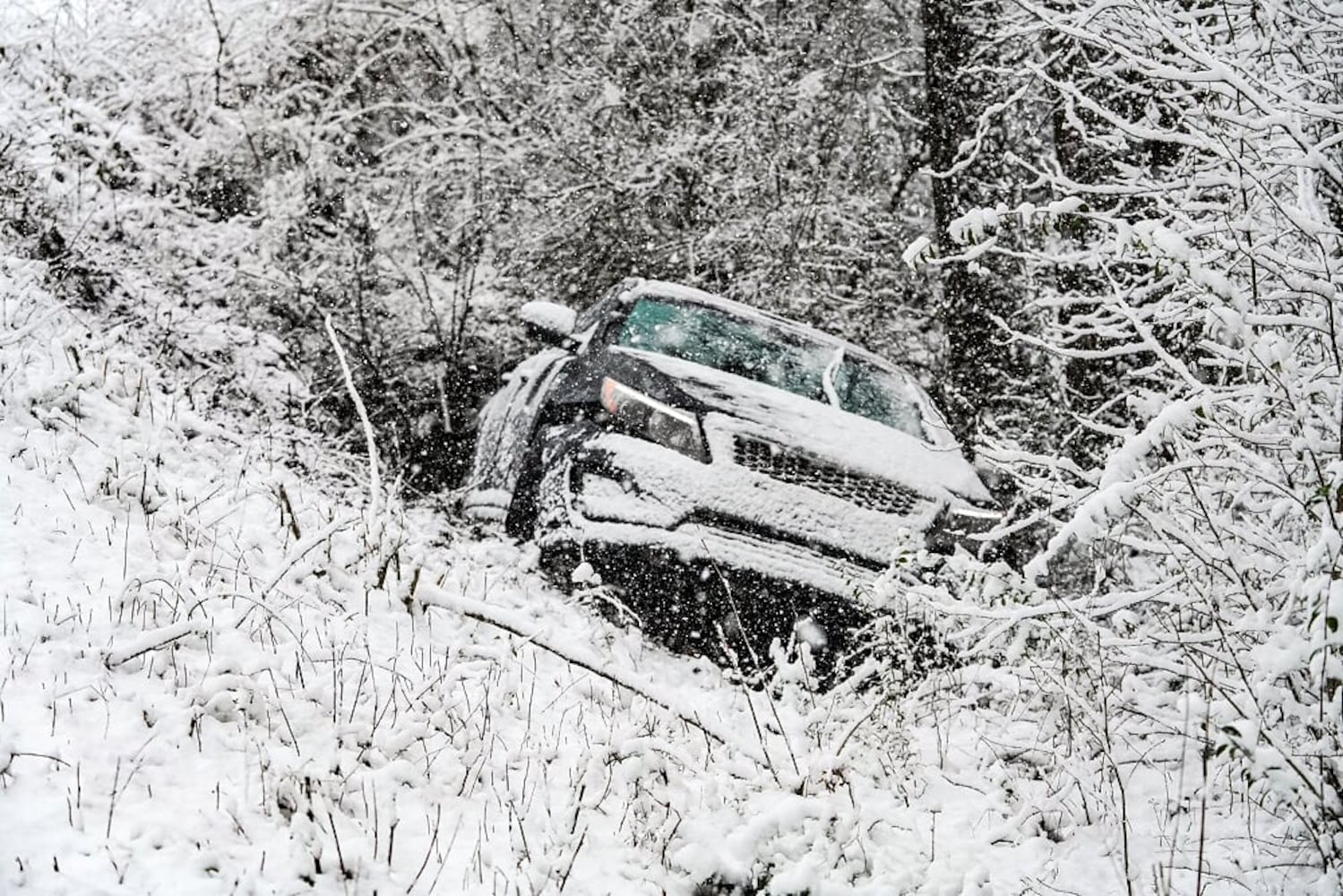 PHOTOS: Snow scenes in metro Atlanta, North Georgia