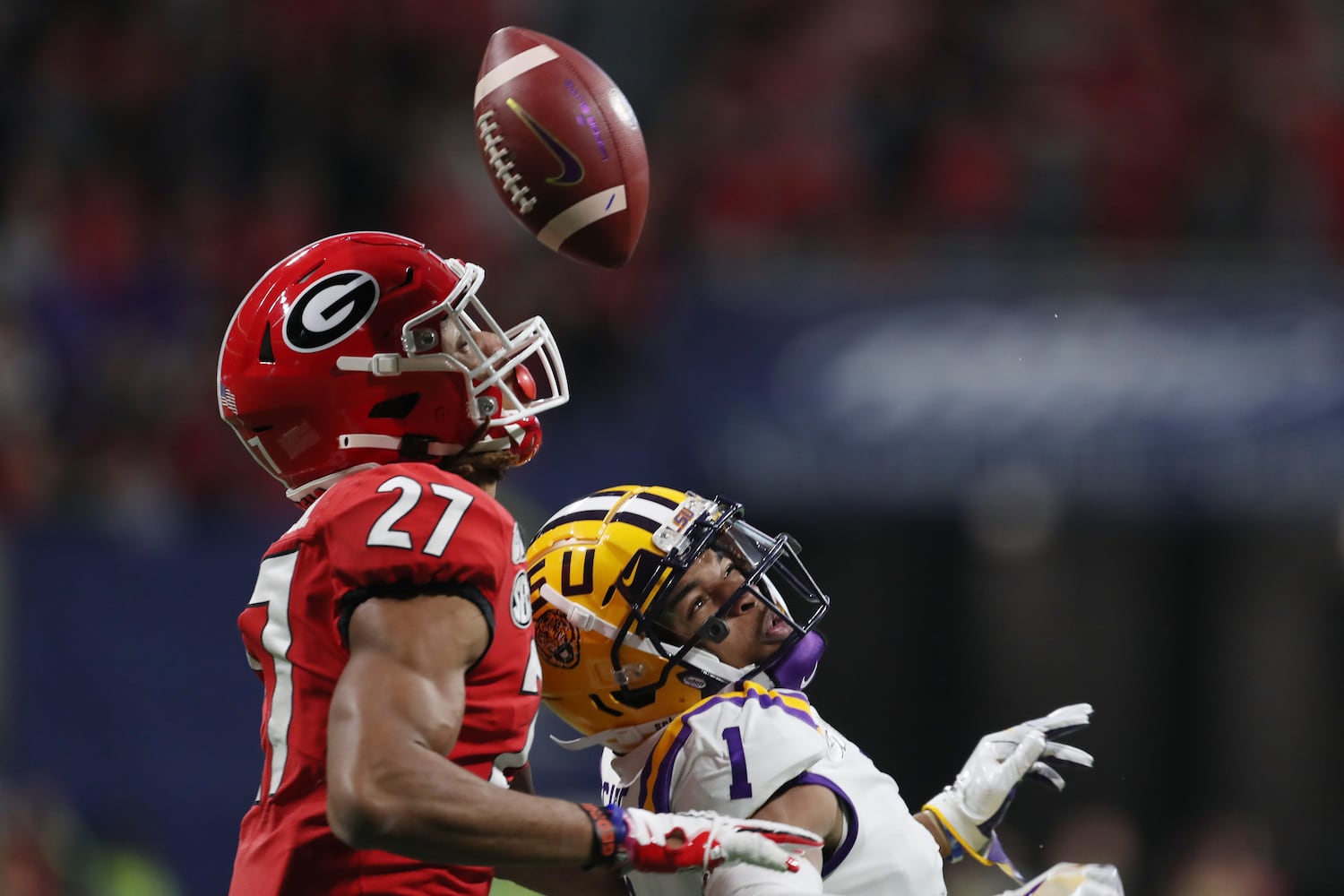 Photos: Bulldogs battle Tigers in SEC Championship game