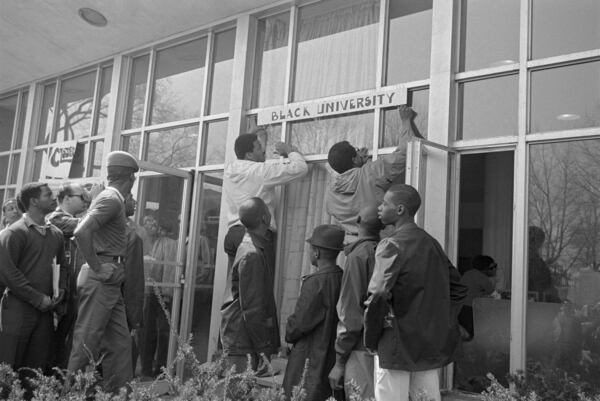 Vintage photo of Howard University students, featured in the new documentary by Stanley Nelson about HBCUs, “Tell Them We Are Rising.” CONTRIBUTED BY BETTMANN ARCHIVE