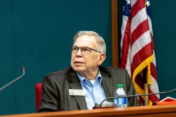 Georgia State Rep. Don Parsons is seen at an Appropriations General Government Subcommittee meeting at the Georgia Capitol in Atlanta on Friday, Jan. 20, 2023. (Arvin Temkar / arvin.temkar@ajc.com)