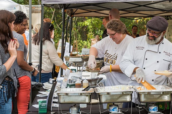 Enjoy food from local chefs at Harvest on the 'Hooch.