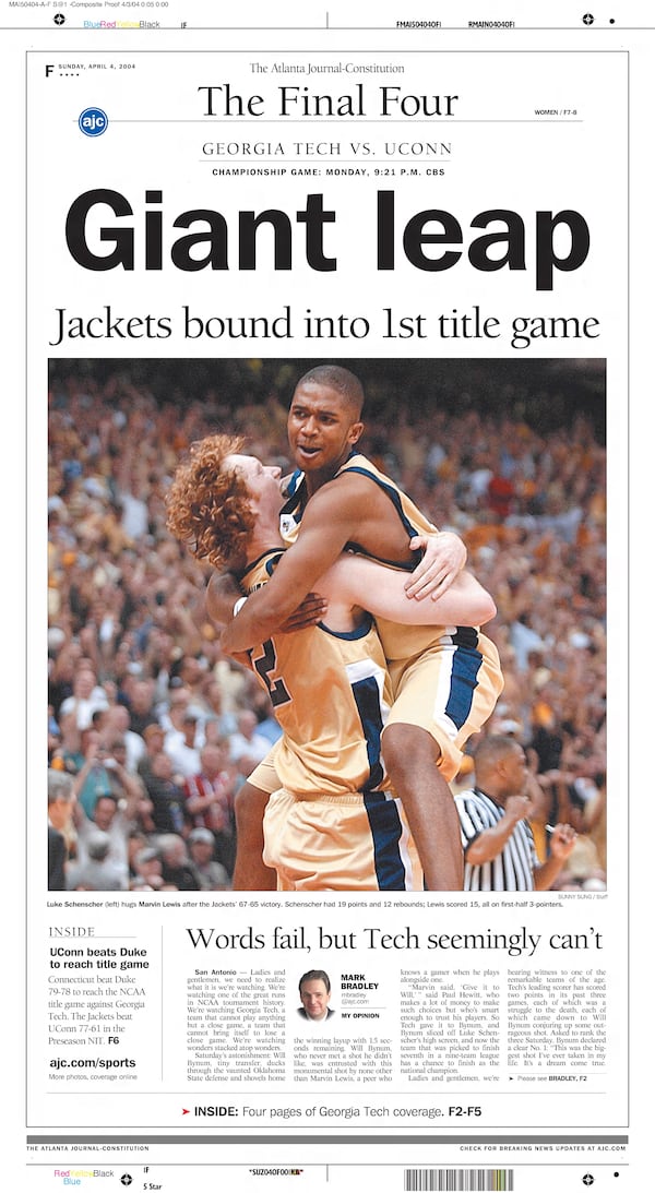 A special section of the April 4, 2004, Atlanta Journal-Constitution.