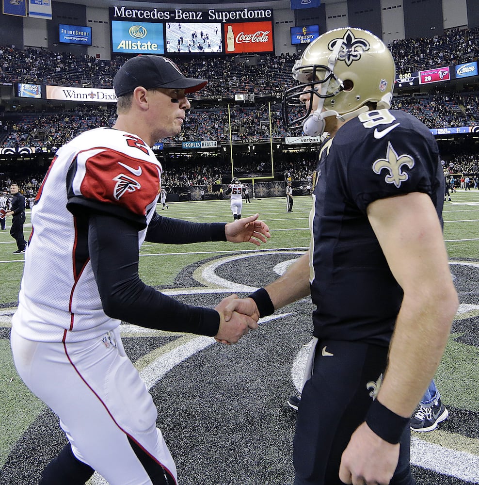 Falcons score big victory vs. Saints