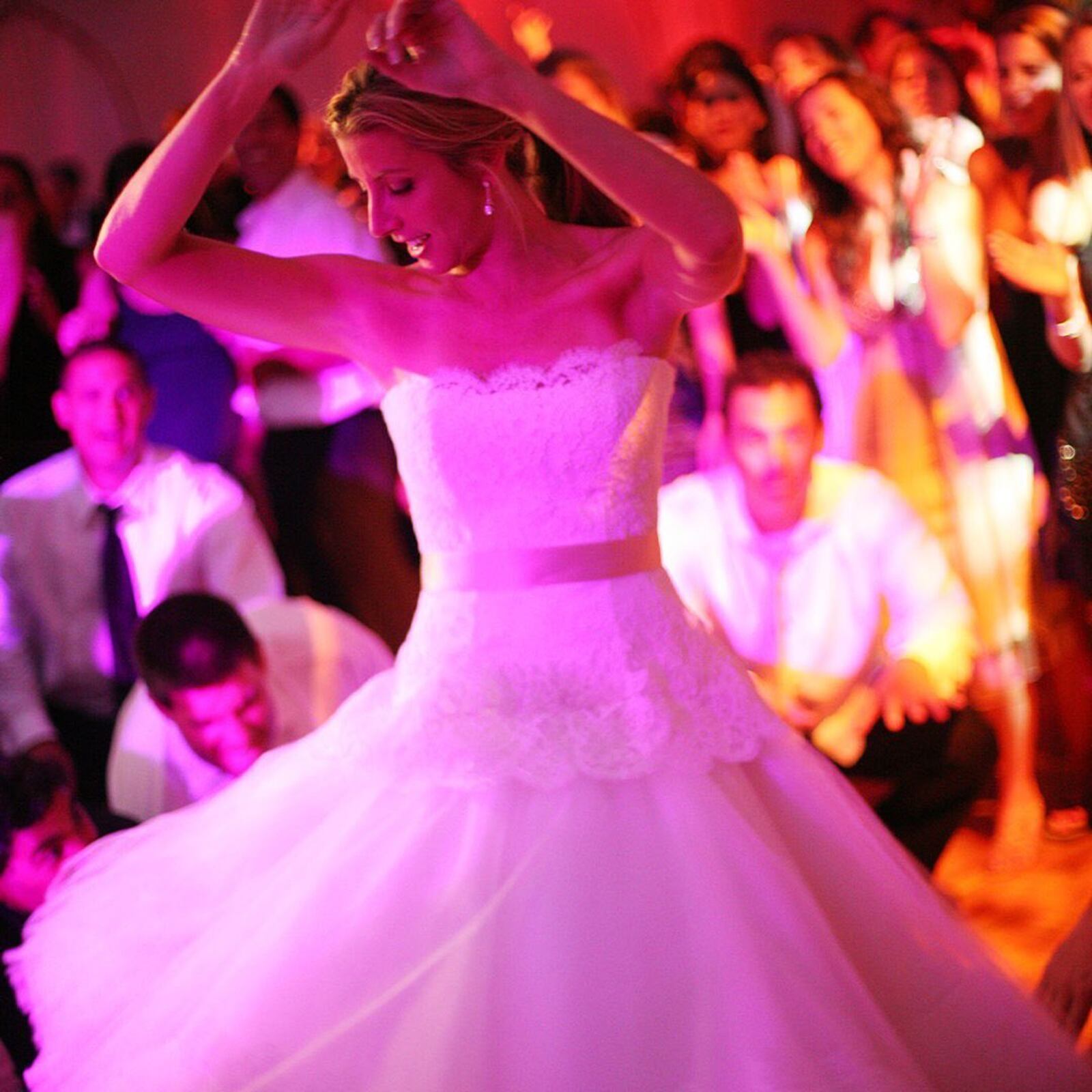 Spanx founder Sara Blakely at her wedding in 2008. CONTRIBUTED