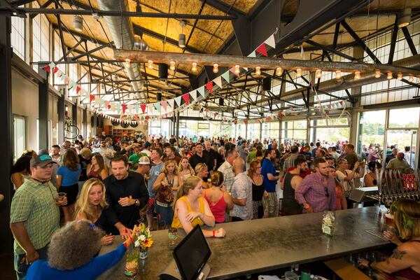 Inside the Liquid Center at New Belgium in Asheville. Credit: New Belgium.