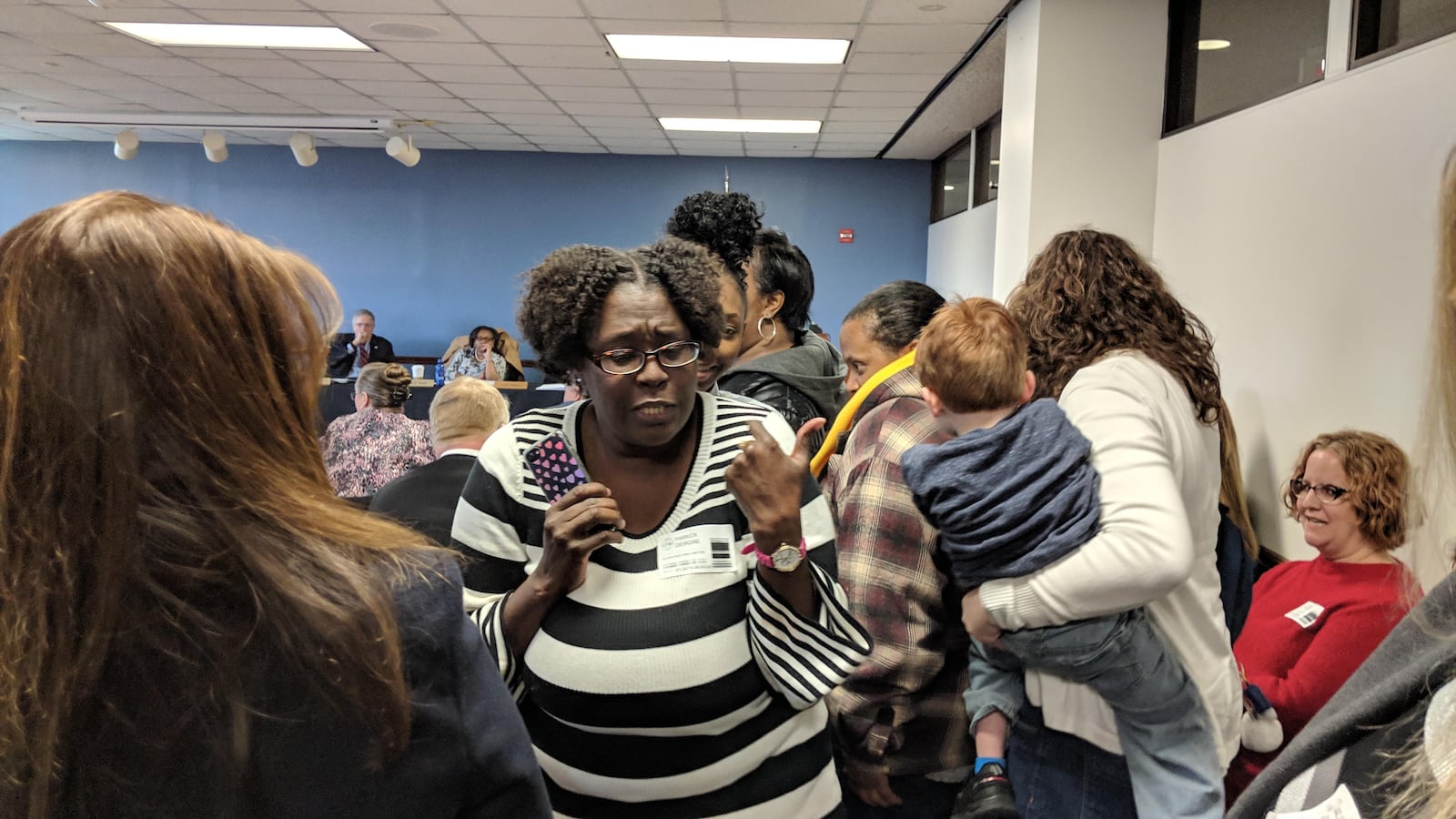 Deirdre Parker, whose daughter attends Georgia Cyber Academy, an online charter school, went to a state hearing with other parents in January to support a yearlong extension of the struggling school’s authority to operate. The State Charter Schools Commission granted it, but the charter only runs through the next school year. A decision on a five-year charter renewal is expected early next year. 