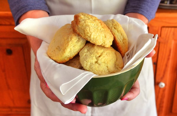 When you’re making these Buttermilk Biscuits, you can use flour from Southern grain mills such as Anson Mills and DaySpring Farms. STYLING BY MERIDITH FORD / CONTRIBUTED BY CHRIS HUNT PHOTOGRAPHY