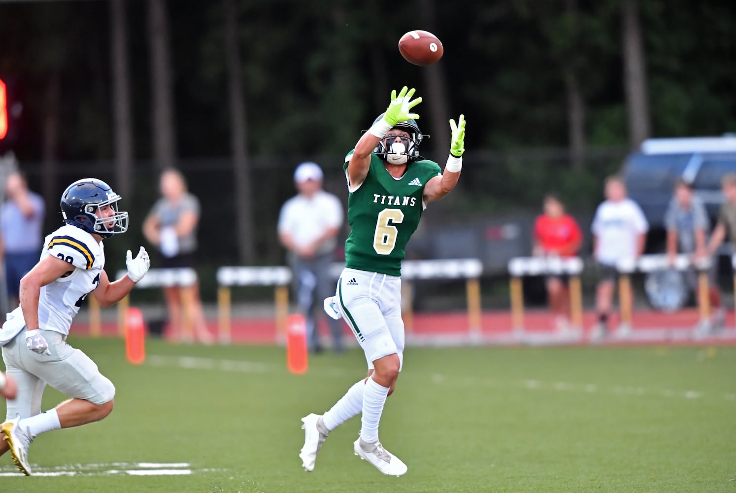 high school football: Marist at Blessed Trinity