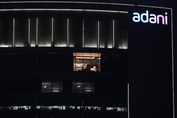 Adani Corporate House is seen in Ahmedabad, India, Friday, Nov. 22, 2024. (AP Photo/Ajit Solanki)