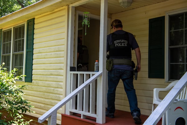 In a joint operation with the FBI, GBI and local police agencies, the U.S. Marshals Services conducted intensive searching for missing and endangered children from Aug. 3 to Aug. 14. This photo was distributed as part of the agency's press announcement about Operation Not Forgotten.