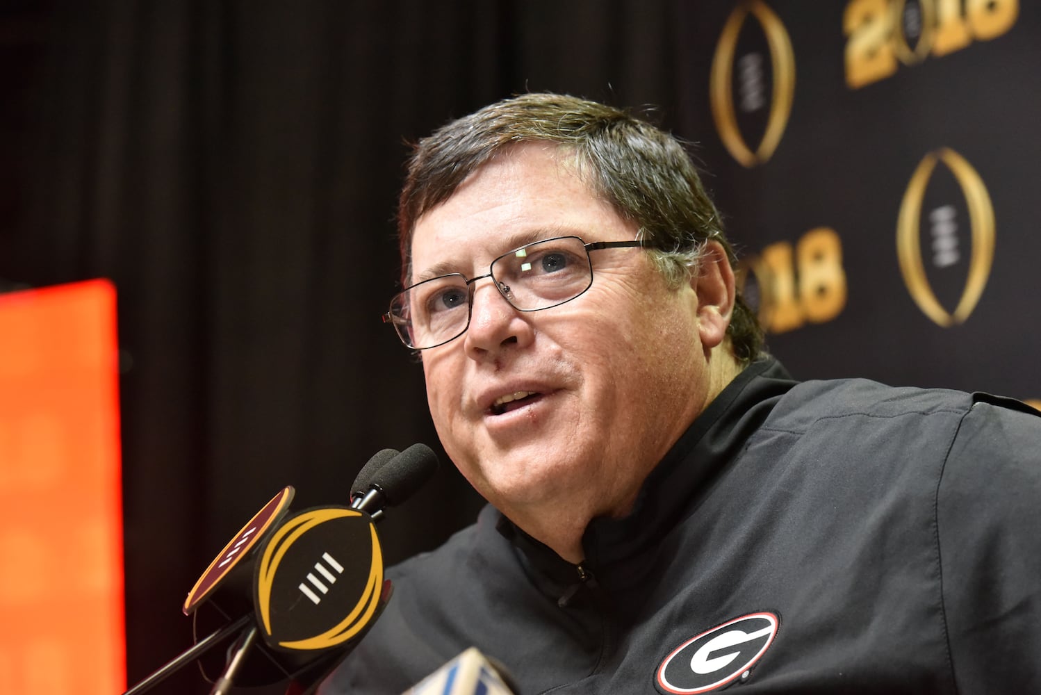 Photos: Bulldogs meet the press during Media Day at Philips Arena