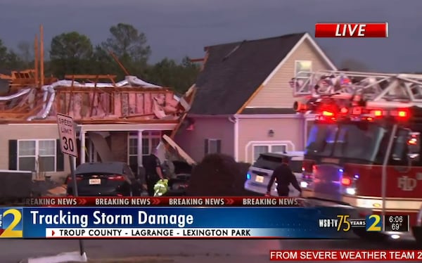 Troup County was the site of a radar-confirmed tornado Thursday afternoon, the National Weather Service said.