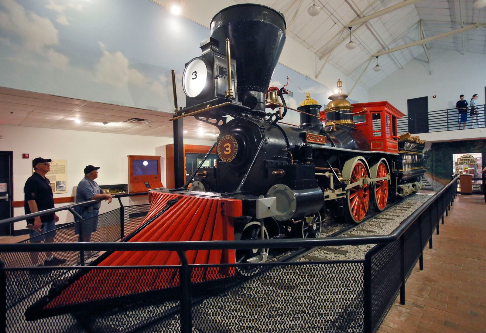 The General, made famous during the Great Locomotive Chase of 1862, is housed at Kennesaw's Southern Museum. BOB ANDRES / BANDRES@AJC.COM