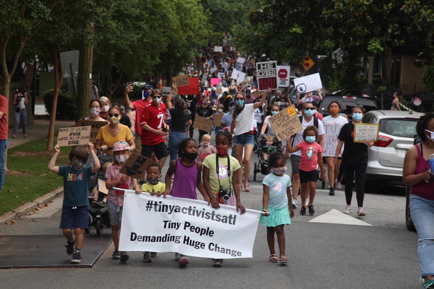 PHOTOS: 10th day of protests in Atlanta