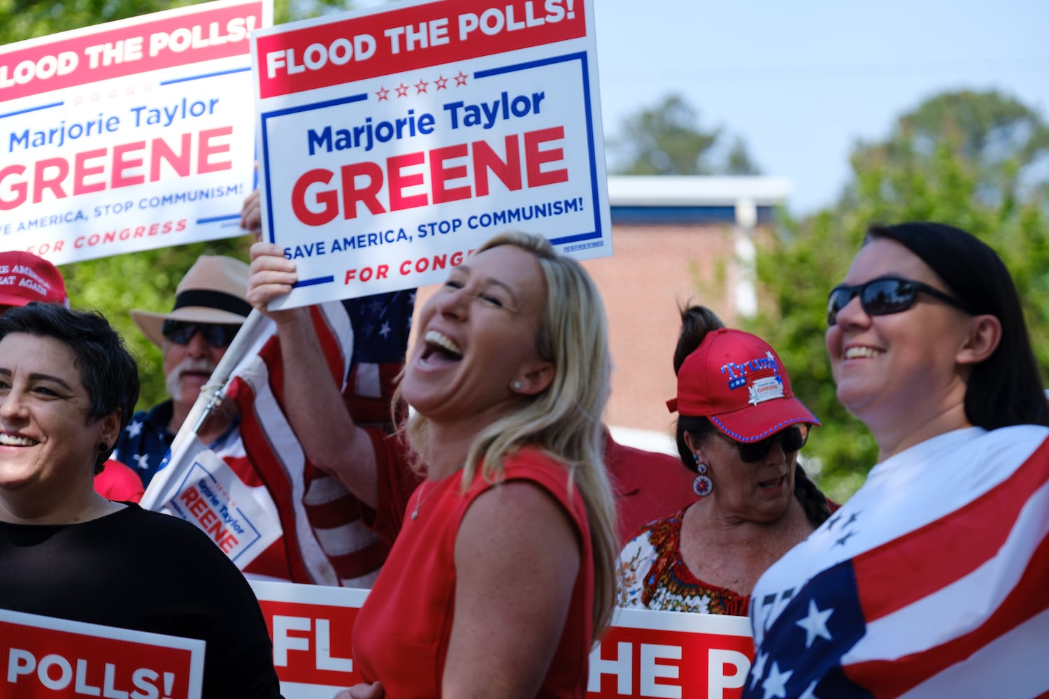 Marjorie Taylor Greene bus tour