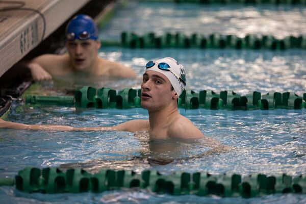 Westminster's Max Robdell earned points at the 2024 state meet. (Photo - Clyde Cllck)