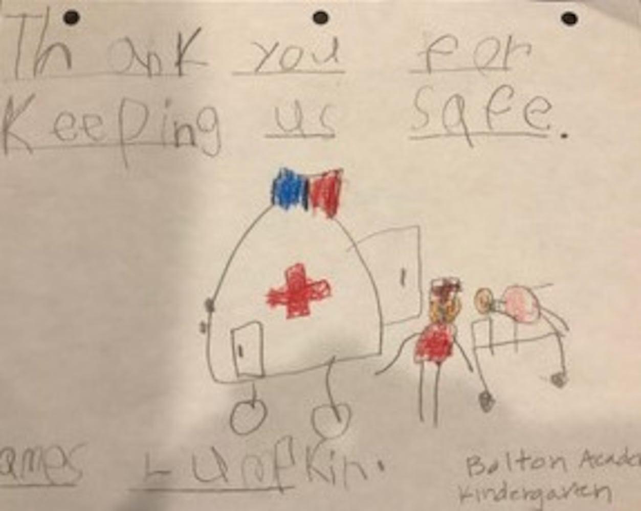 Art from the Heart: Kids thank front-line health care workers