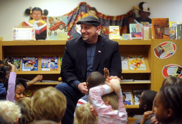  Story time at Toomer Elementary School in Kirkwood on Feb. 4, 2013. AJC photo: Bita Honarvar