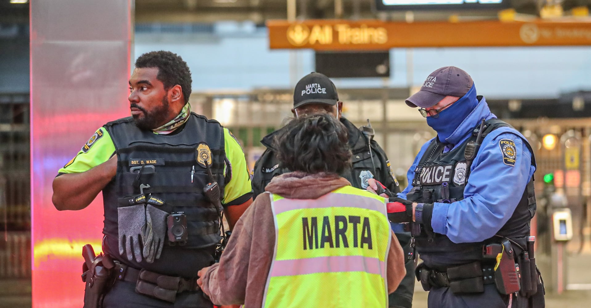 Person struck MARTA