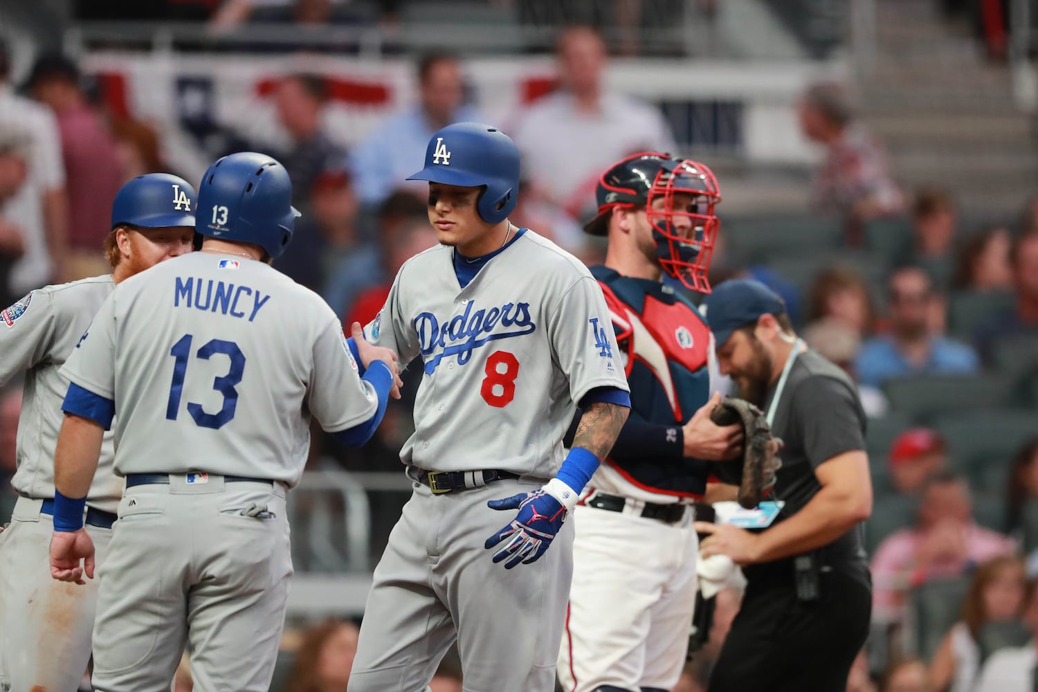 Photos: Braves’ season comes to an end after 6-2 loss to Dodgers