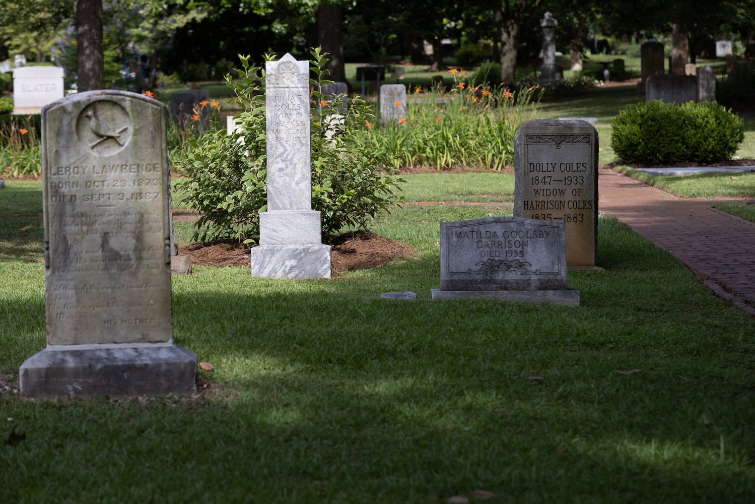 Newly restored African American Burial Grounds