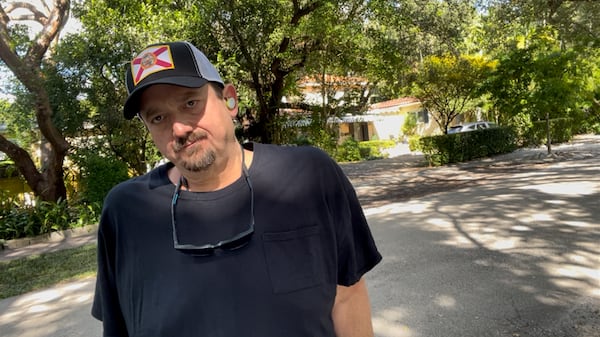 Gentry Fry, 49, is seen here outside his childhood home in southwest Miami. (Submitted photo)