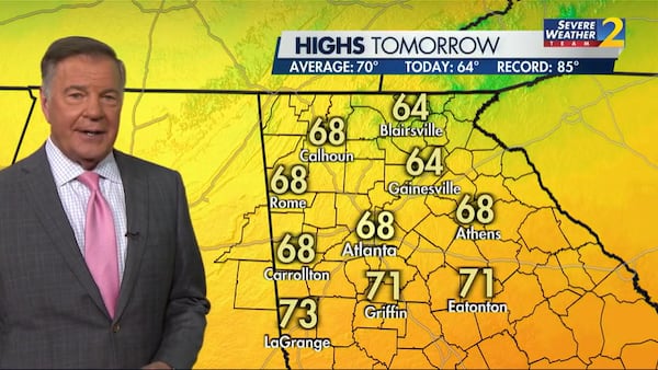 Channel 2 Action News Chief Meteorologist Glenn Burns gives the weekend weather forecast.