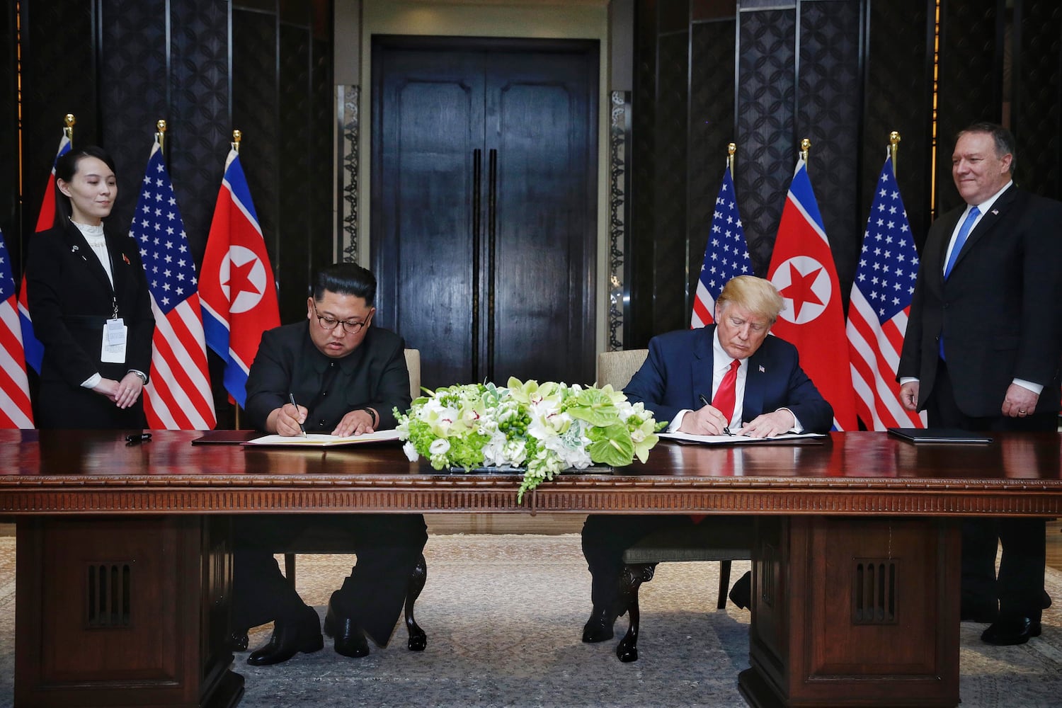 Photos: Trump, Kim Jong Un meet for historic US-North Korea summit