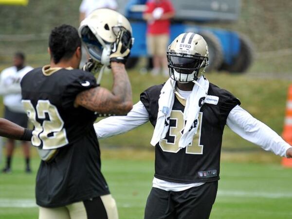 New Saints safety Jairus Byrd is a three-time Pro Bowler. (Associated Press)