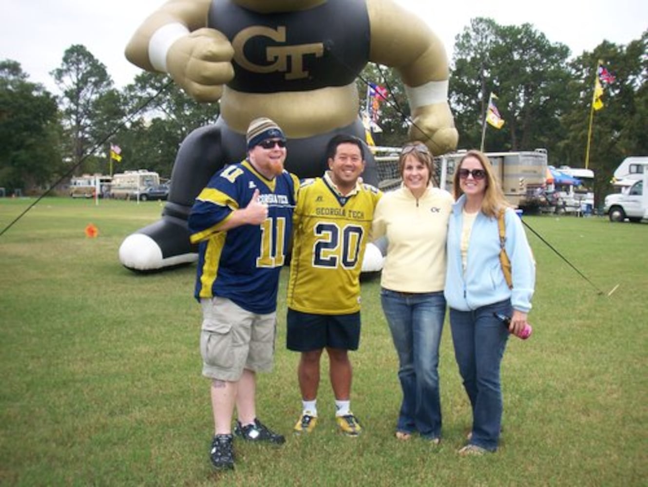 Tailgating in Black and Gold