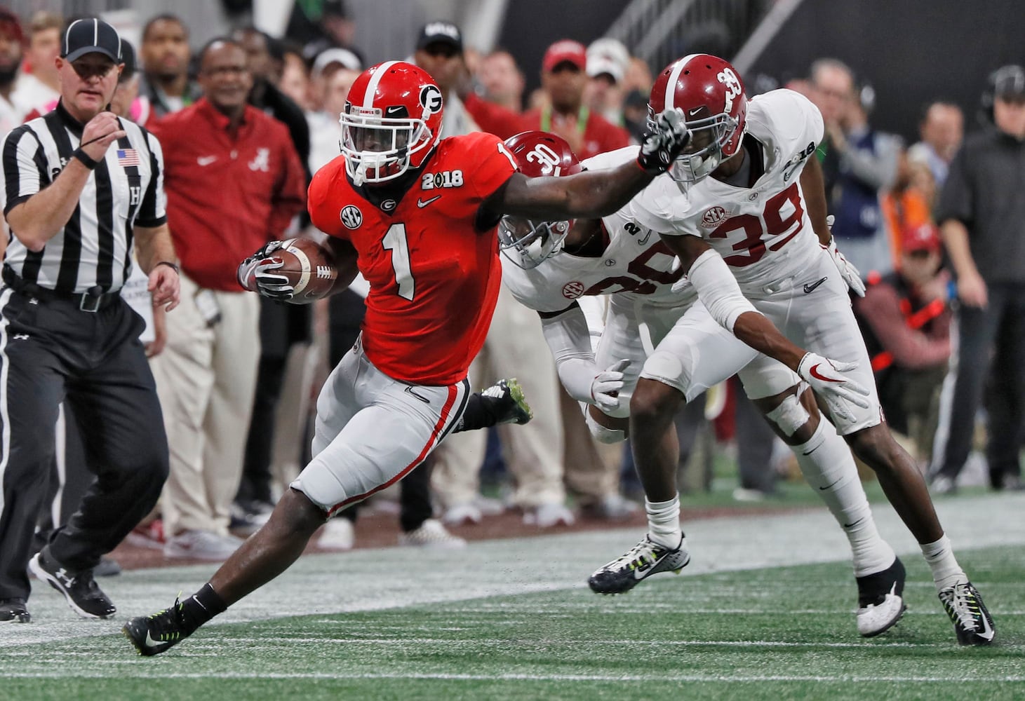 Photos: Bulldogs battle Alabama for national title